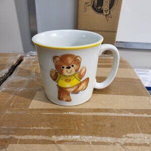Vintage 1979 Enesco Lucy Rigg Teddy Bears Porcelain Childs 6 oz Cup / Mug